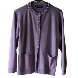 Castle of Ireland Lavender Wool Sweater